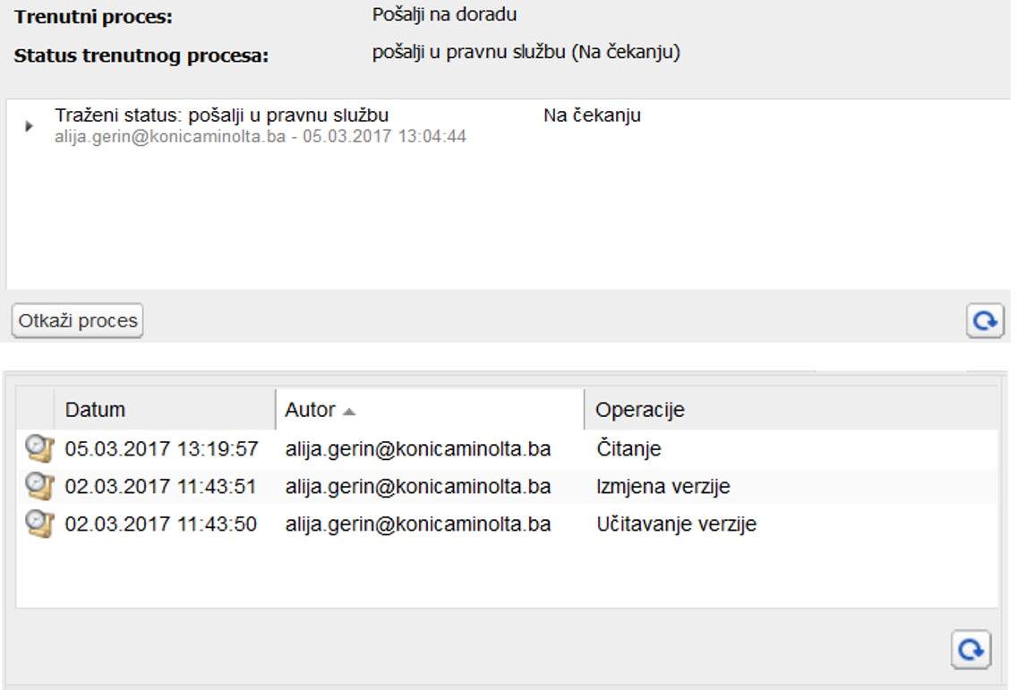 docFlow_historija akcija.jpg - docFlow - Modularna aplikacija za upravljanje dokumentima